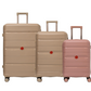 Cavalinho Canada & USA Oasis 3 Piece Luggage Set (20", 24" & 28") - RoseGold GoldenRod GoldenRod - 68040001.180707.202428._1