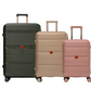 Cavalinho Canada & USA Oasis 3 Piece Luggage Set (20", 24" & 28") - RoseGold GoldenRod DarkOliveGreen - 68040001.180709.202428._1