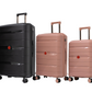 Cavalinho Canada & USA Oasis 3 Piece Luggage Set (20", 24" & 28") - RoseGold RoseGold Black - 68040001.181801.202428._2