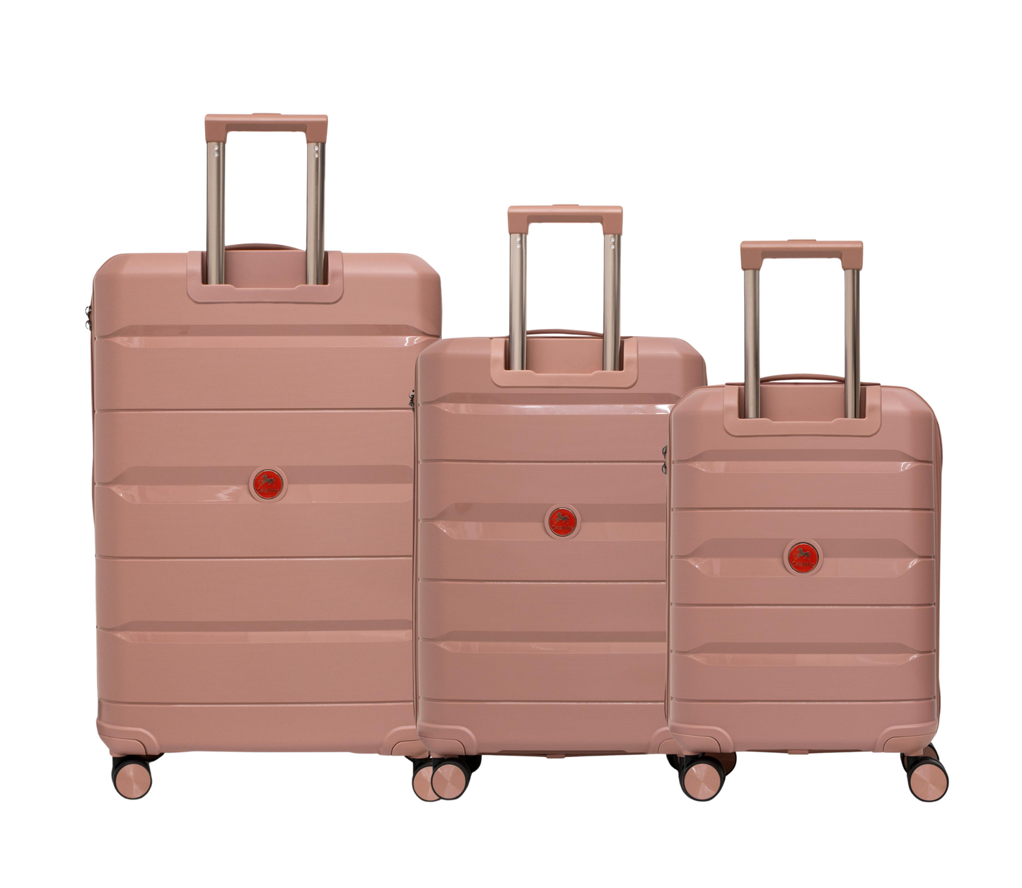 Cavalinho Canada & USA Oasis 3 Piece Luggage Set (20", 24" & 28") - RoseGold RoseGold GoldenRod - 68040001.181818.202428._3