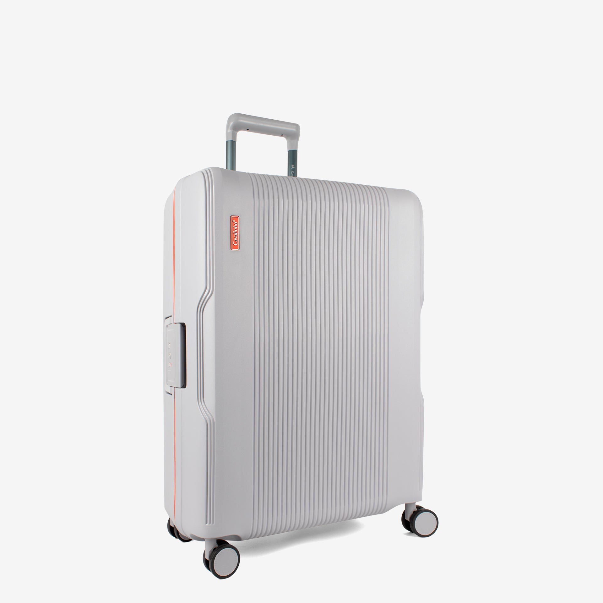 Cavalinho Atlas Grey Check-in Hardside Luggage (24") SKU 68050001.12.24 #color_grey, grise, cinza