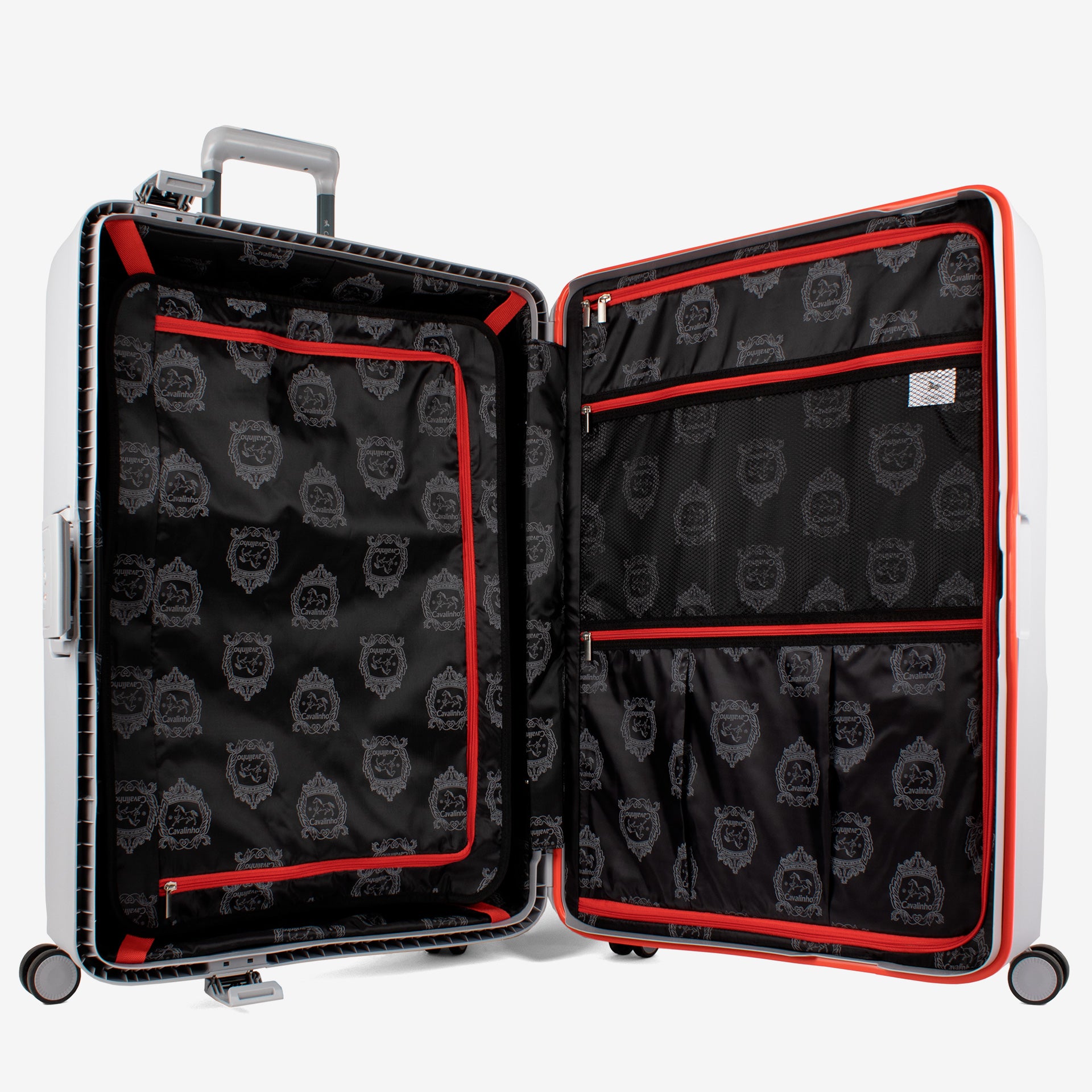 Cavalinho Atlas Grey Check-in Hardside Luggage (28") SKU 68050001.12.28 #color_grey, grise, cinza