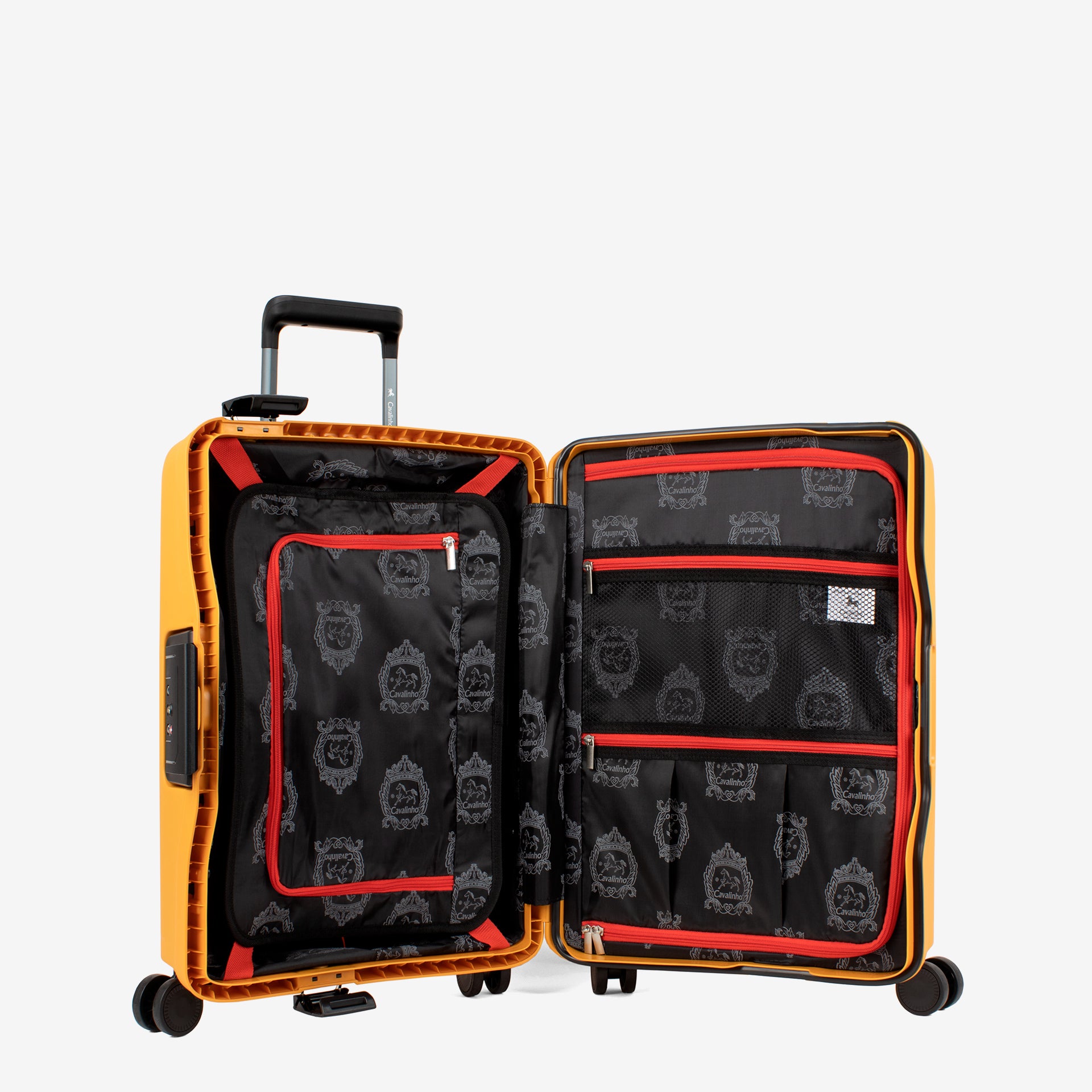 Cavalinho Atlas Orange Carry-on Hardside Luggage (20") SKU 68050001.37.20 #color_orange, laranja