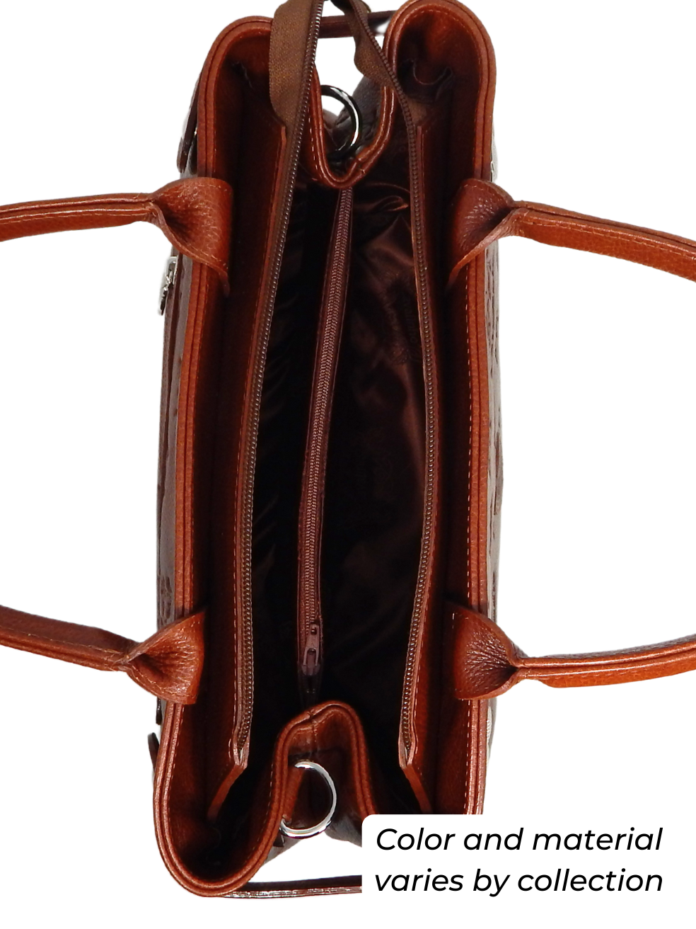 Cavalinho Signature Leather Handbag SKU 18090145 #color_brown, black