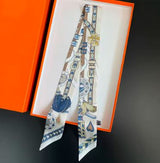 Mini Scarf #print_Saddle Twill