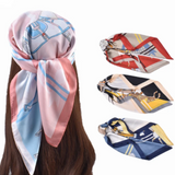 Relhok Multiple Horses Scarf #color_Pink and Blue, Red, Blue and Yellow, Black and Yellow