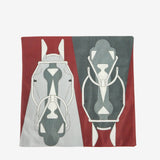 Relhok Two Horses Pillowcase  #print_Two Horse Heads