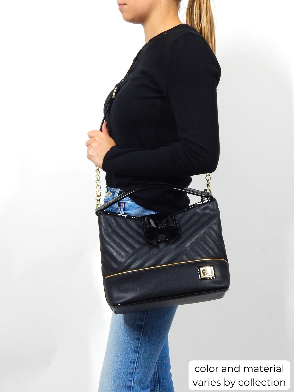 Cavalinho Ciao Bella Handbag SKU 18060272 #color_saddlebrown multi-color, black