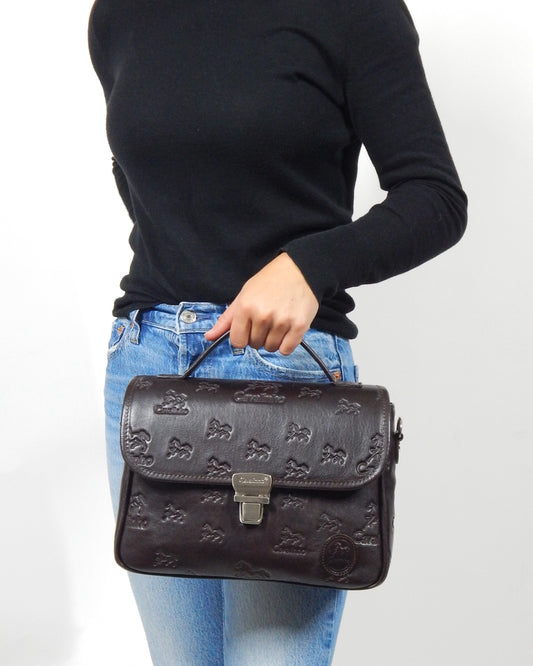 Cavalinho Signature Handbag - Brown - bodyshot_0290_1