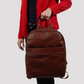 Cavalinho El Estribo Leather Backpack - SaddleBrown - bodyshot_0384_2