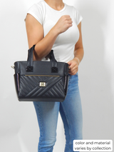 #color_ Black & Honey | Cavalinho Unique Handbag - Black & Honey - bodyshot_0408_1