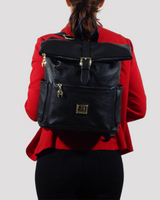 Cavalinho Muse Leather Backpack - SKU 18300415 | #color_Black