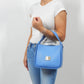 Cavalinho Muse Leather Handbag - CornflowerBlue - bodyshot_0475_1