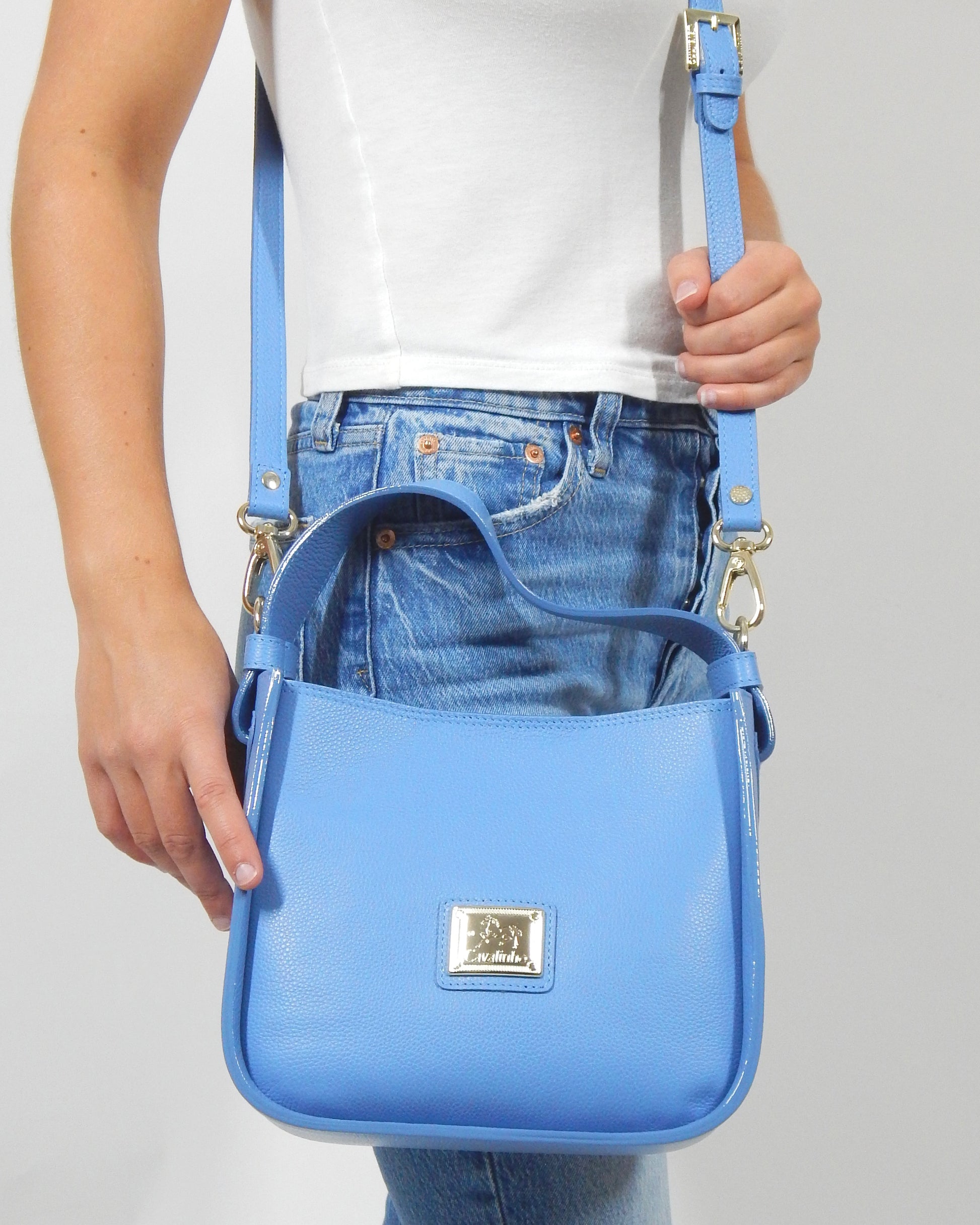 #color_ CornflowerBlue | Cavalinho Muse Leather Handbag - CornflowerBlue - bodyshot_0475_2