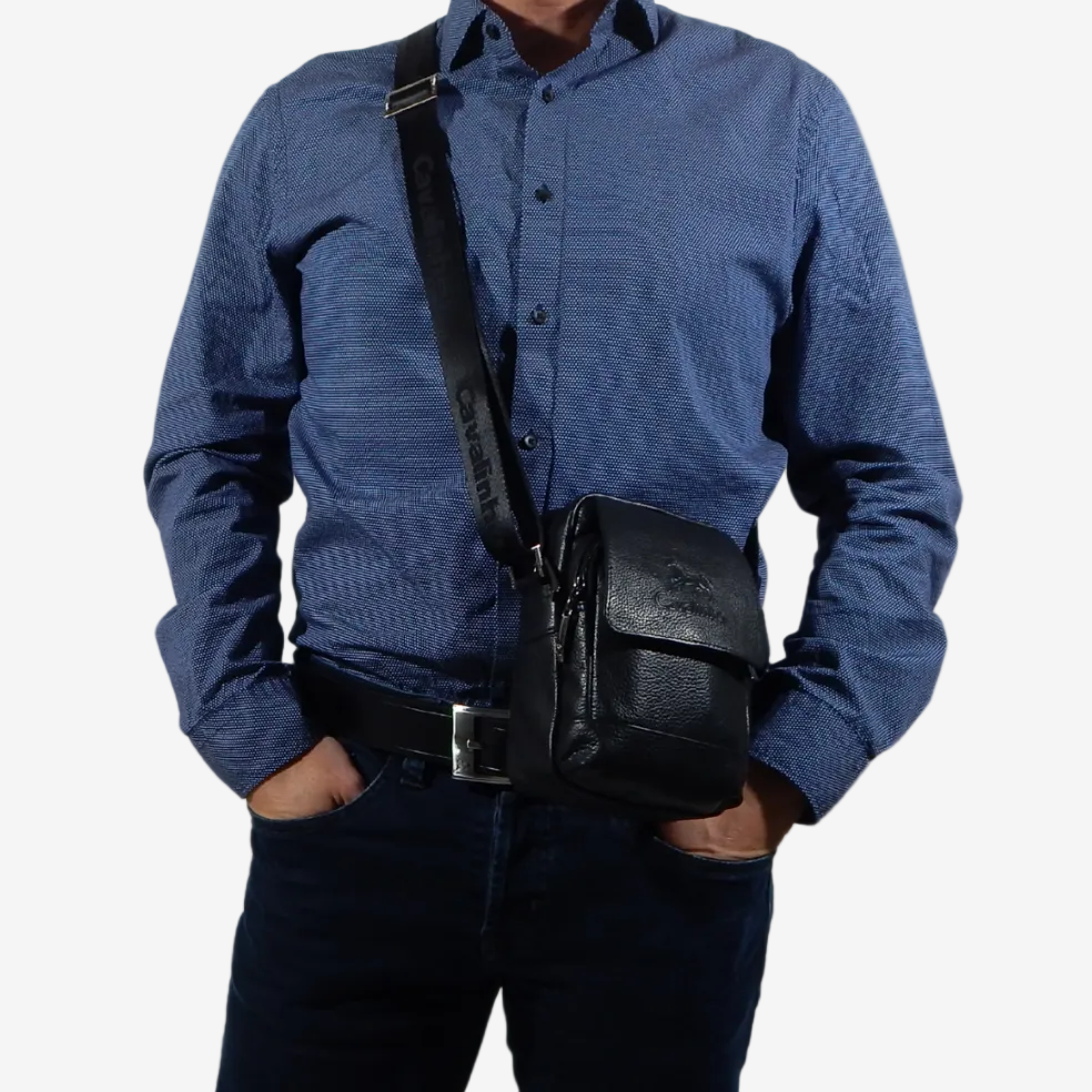 Cavalinho El Cavaleiro Leather Traveler SKU 18330488.01 #color_Black 