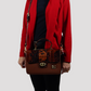 #color_ SaddleBrown | Cavalinho Cherry Blossom Handbag - SaddleBrown - bodyshot_0504_2