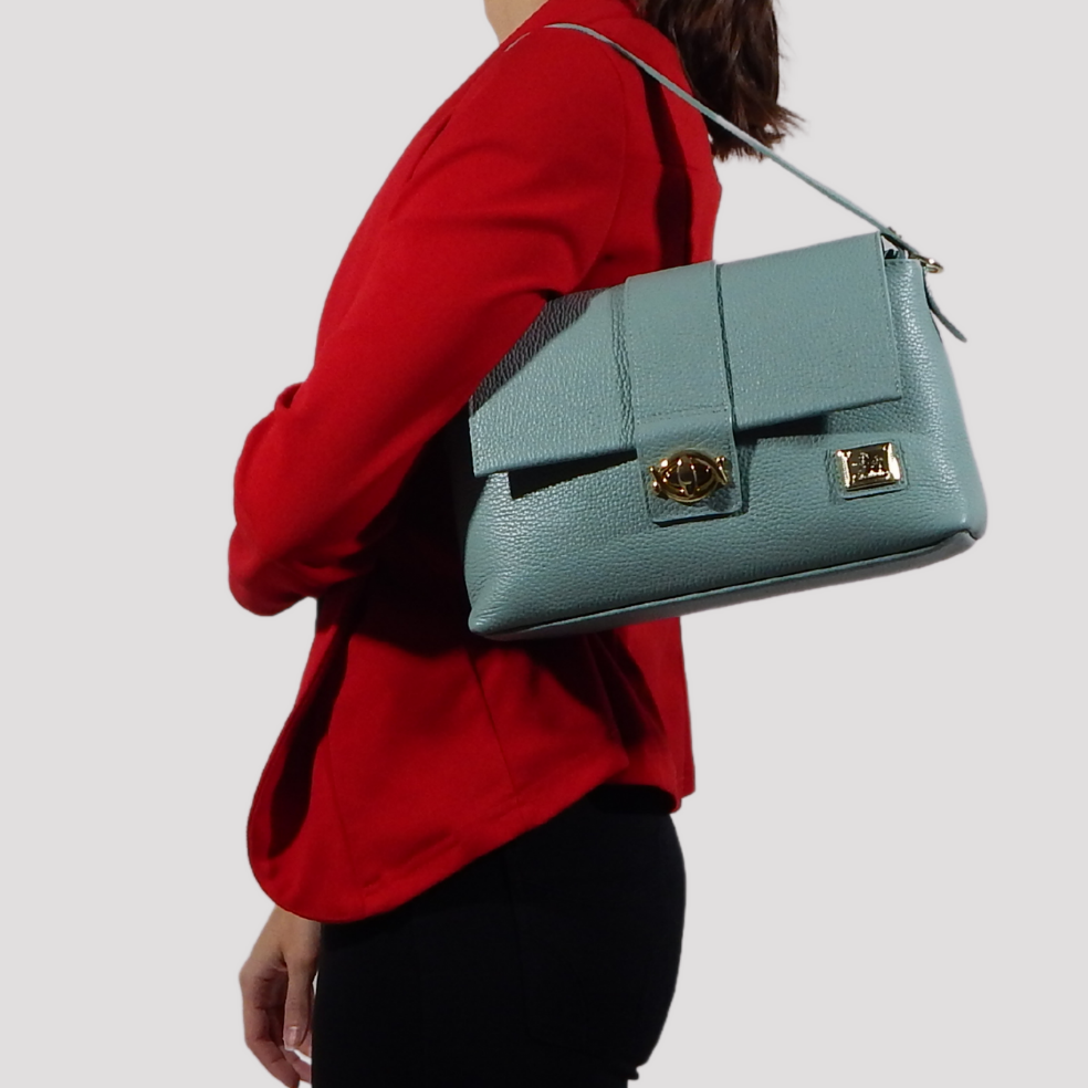 Cavalinho Muse Leather Handbag - SKU 18300514 | #color_Black, DarkSeaGreen, Sand