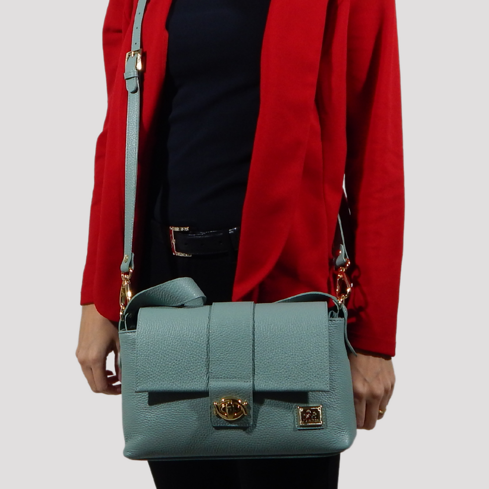 Cavalinho Muse Leather Handbag - SKU 18300514 | #color_Black, DarkSeaGreen, Sand