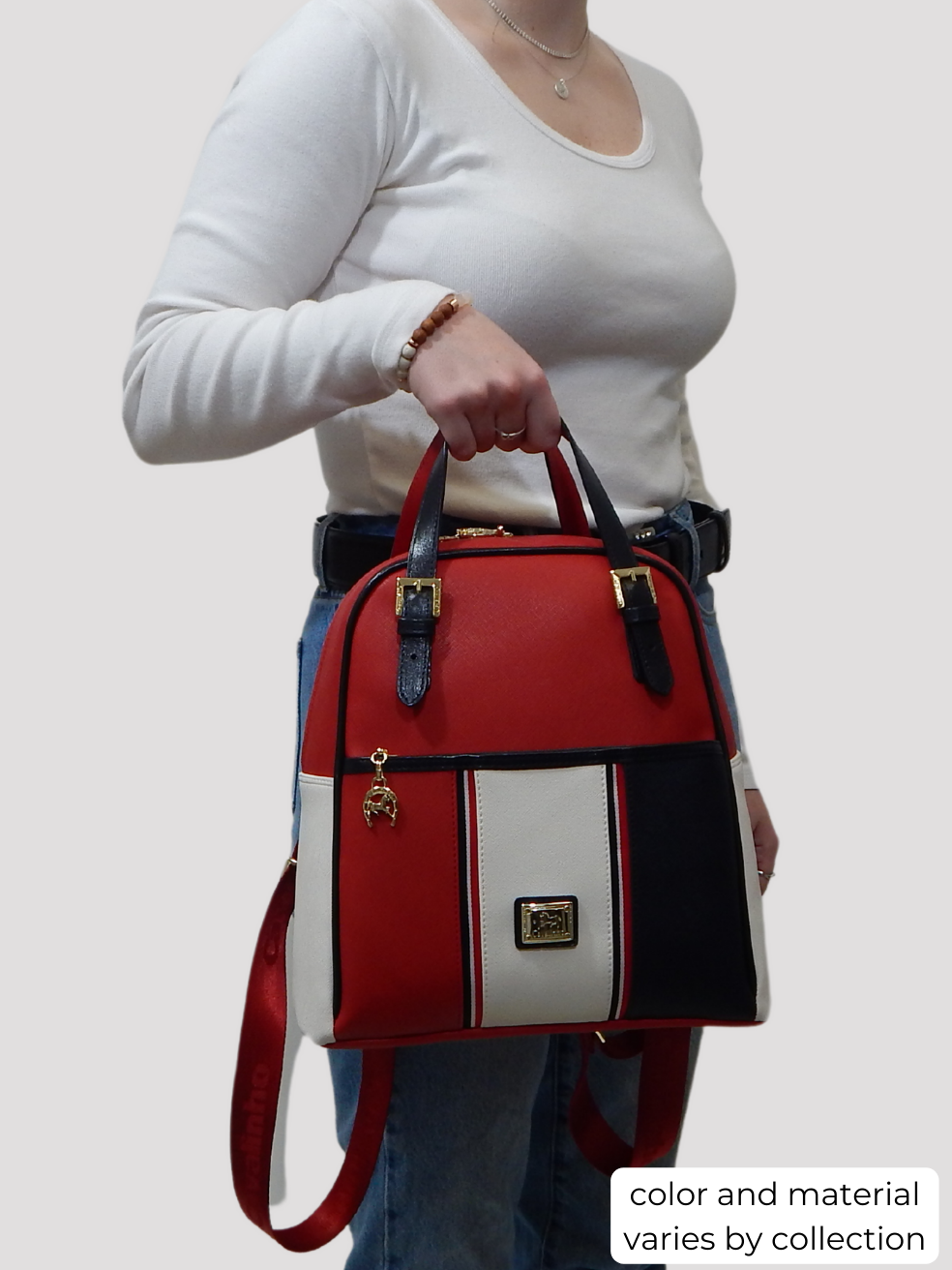 #color_ Navy White Red | Cavalinho Prestige Backpack - Navy White Red - bodyshot_0519_1_e161610f-817f-4495-9283-60d8927e9e64