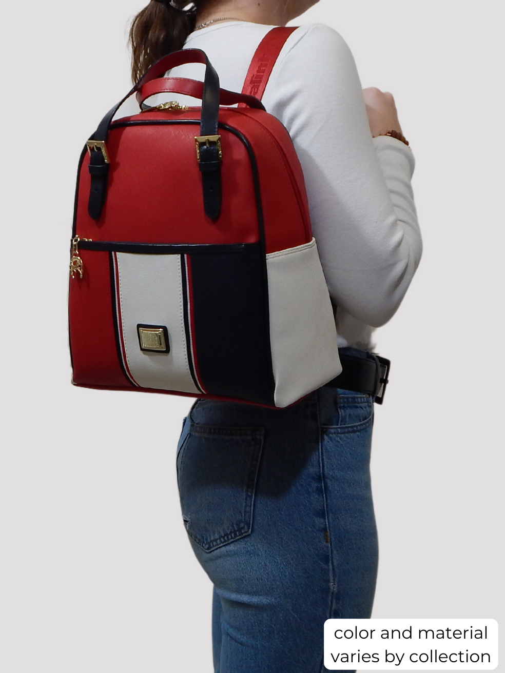 Cavalinho Love Yourself Backpack - Navy / White / Red - bodyshot_0519_2_9730c410-85e8-43bf-b610-43e35a8ad72d