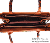 Cavalinho Ciao Bella Handbag SKU 18060145.13 #color_saddlebrown, black, Maroon Multi-Color, SaddleBrown Multi-Color