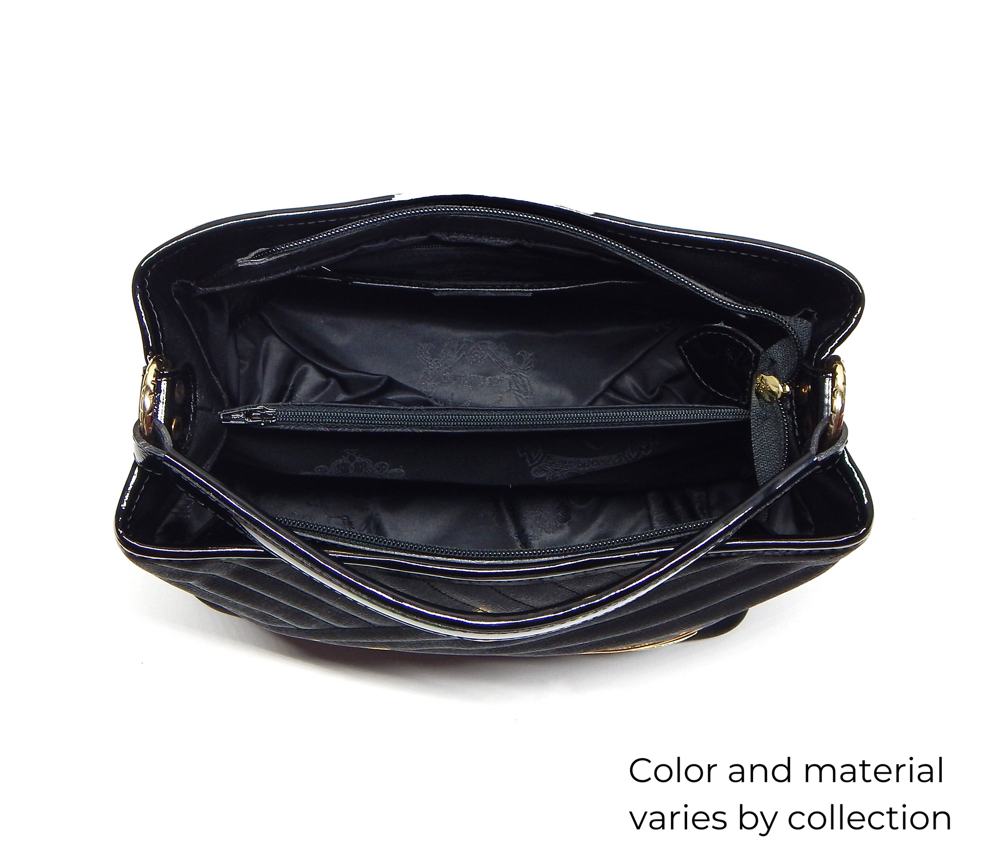 Cavalinho Unique Handbag - Black / SaddleBrown / White - inside_0157_5efac9cd-091b-4a6f-b1a1-9a0320b780e3