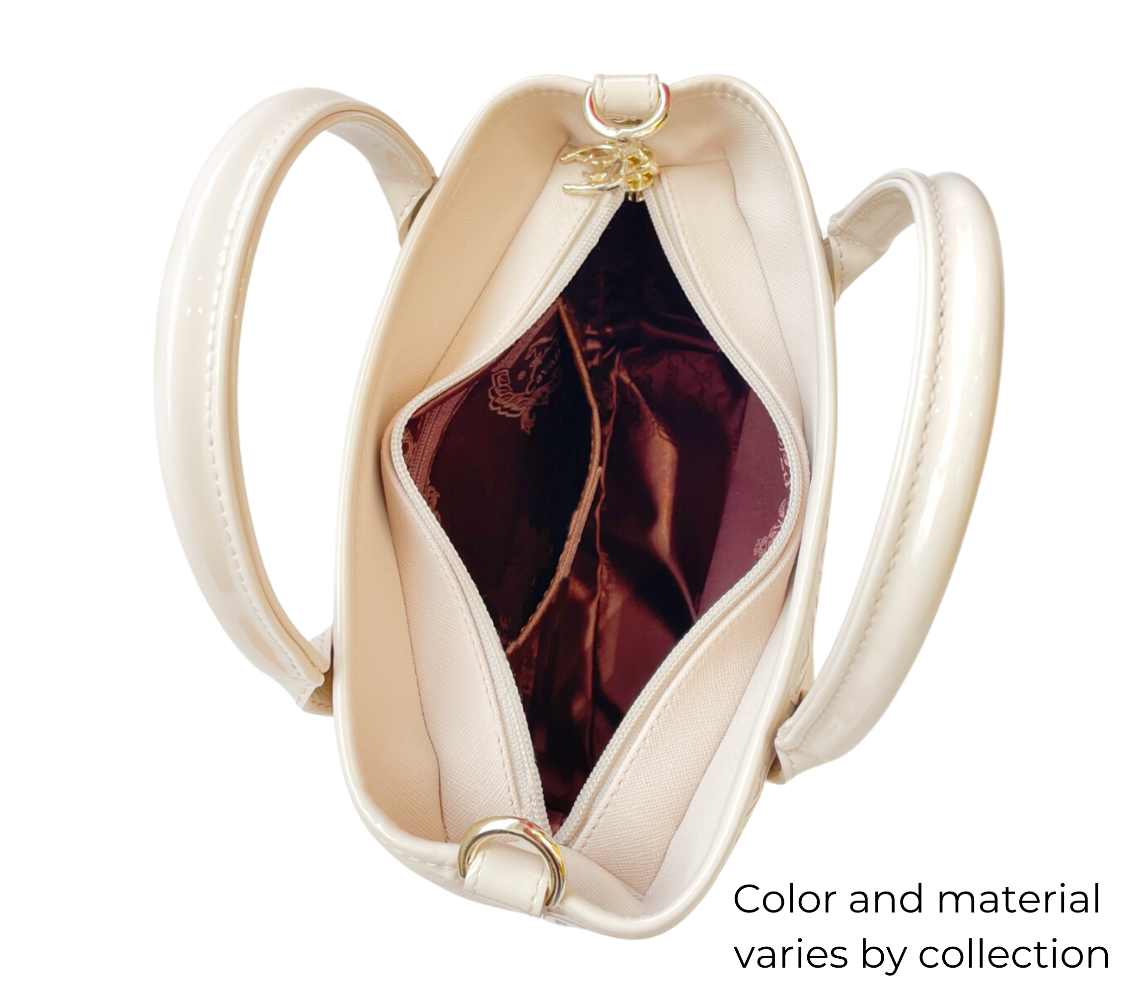 Cavalinho Charming Mini Handbag SKU 18470243 #color_Navy / Tan / Beige, black, navy