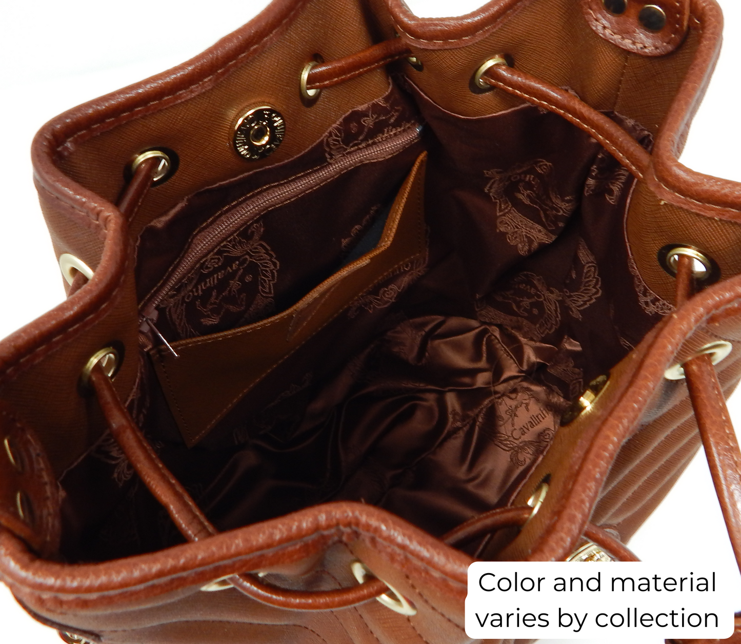 Cavalinho Cavalo Lusitano Leather Bucket Bag - Black - inside_0281_01f476eb-e95d-469c-80d0-164959471d18