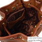 Cavalinho Cavalo Lusitano Leather Bucket Bag - SaddleBrown - inside_0281_02dde090-96ce-49c8-8fbd-3063cdfd9a9c