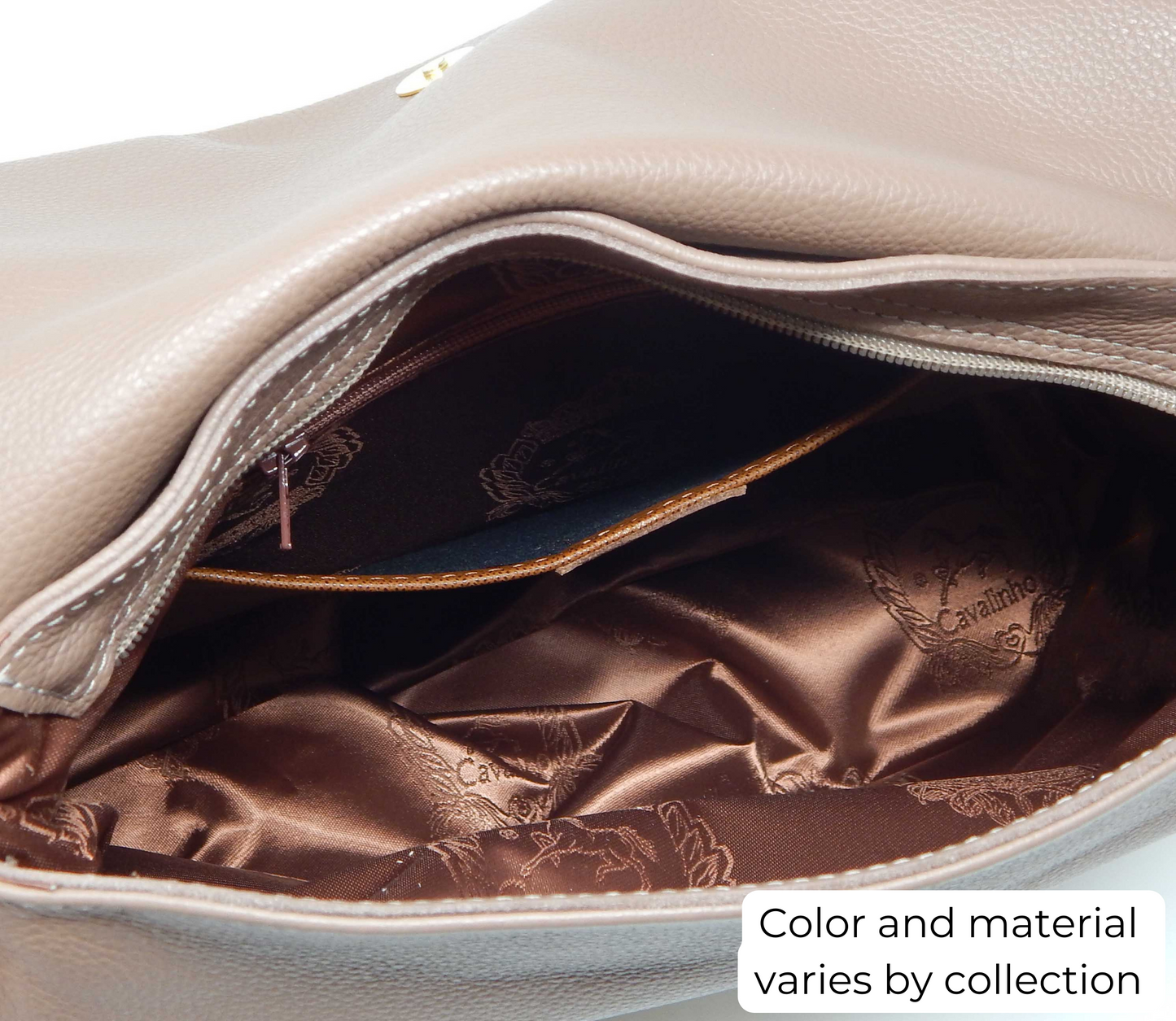 #color_ Black | Cavalinho Muse Leather Shoulder Bag - Black - inside_0369