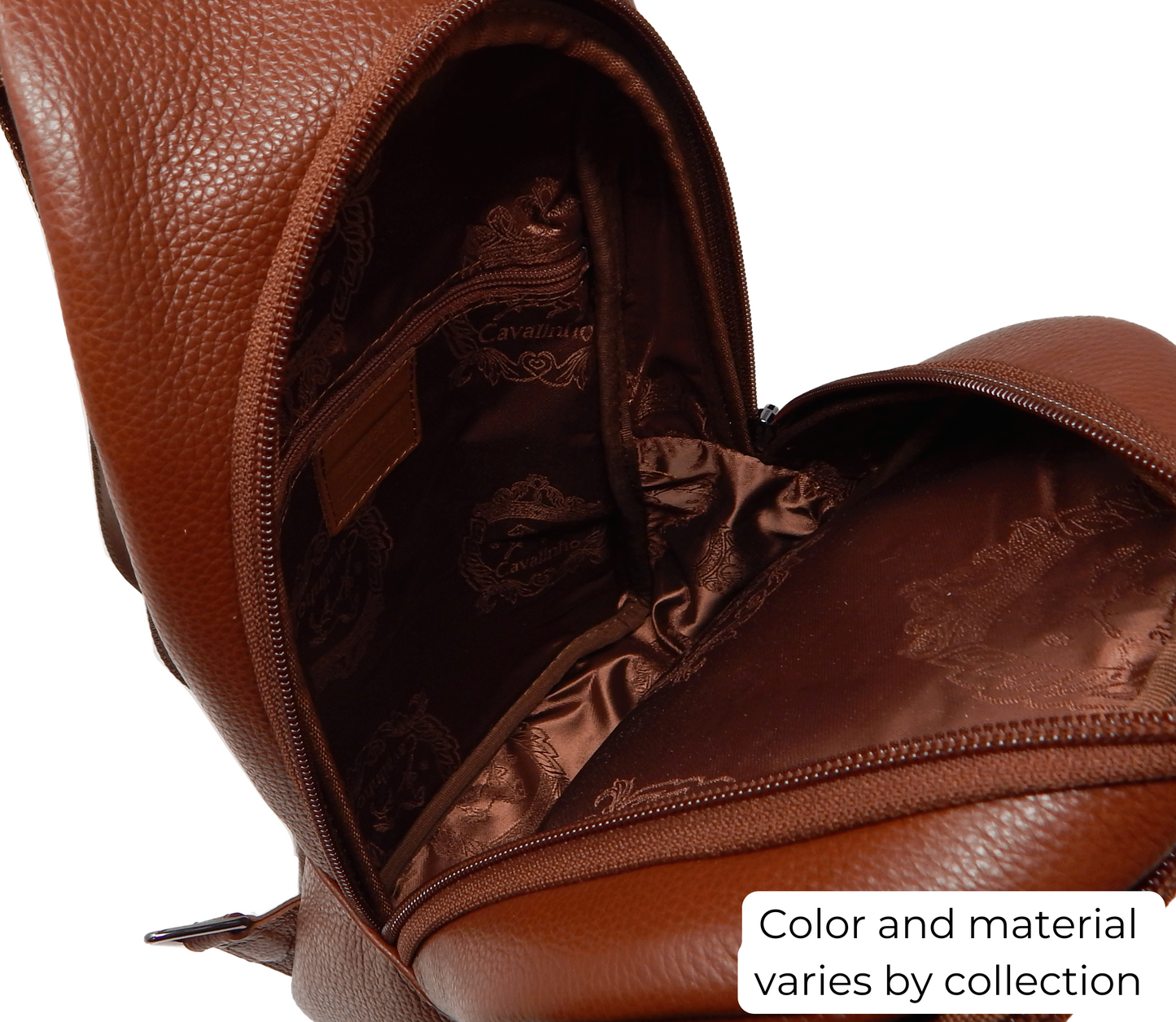 #color_ Black | Cavalinho El Cavaleiro Leather Sling Bag - Black - inside_0416_1