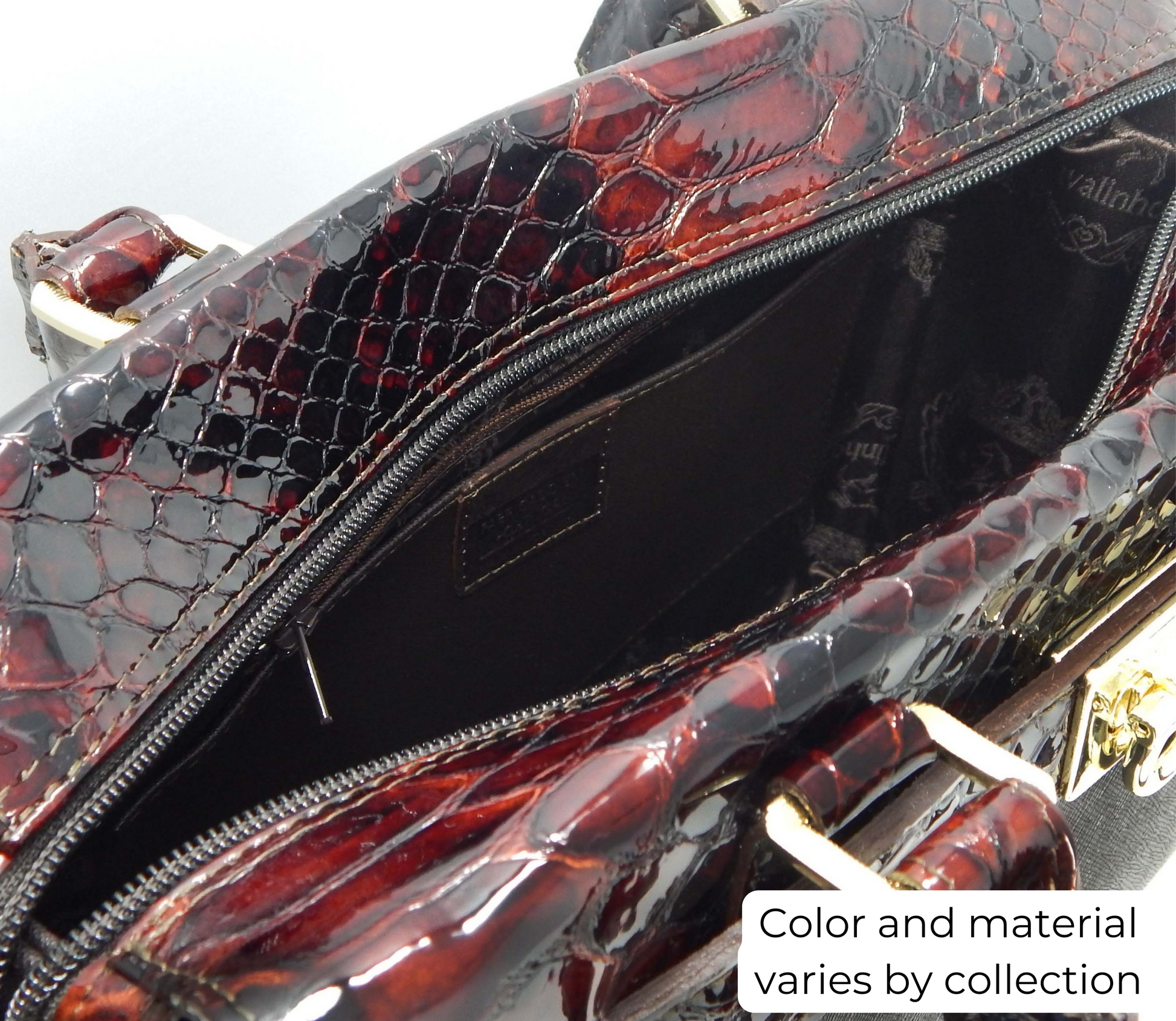 #color_ Black | Cavalinho Cherry Blossom Handbag - Black - inside_0505