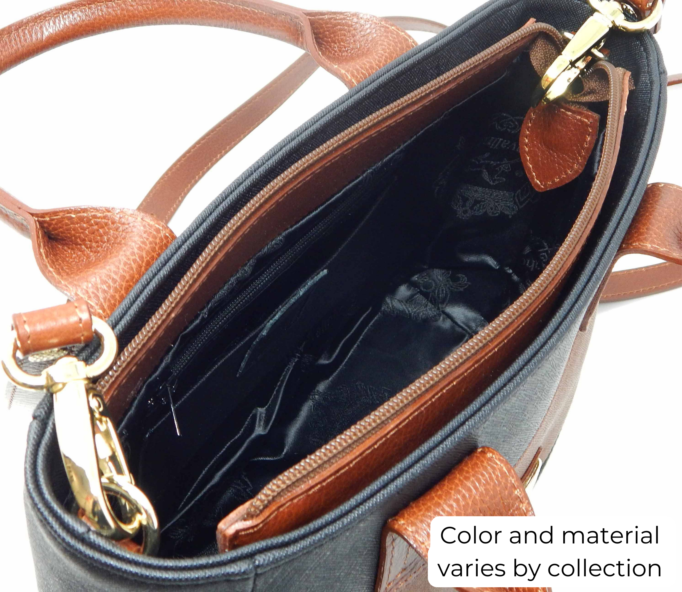 Cavalinho Charming Handbag SKU 18470507 #color_Navy / Tan / Beige, Navy, Black