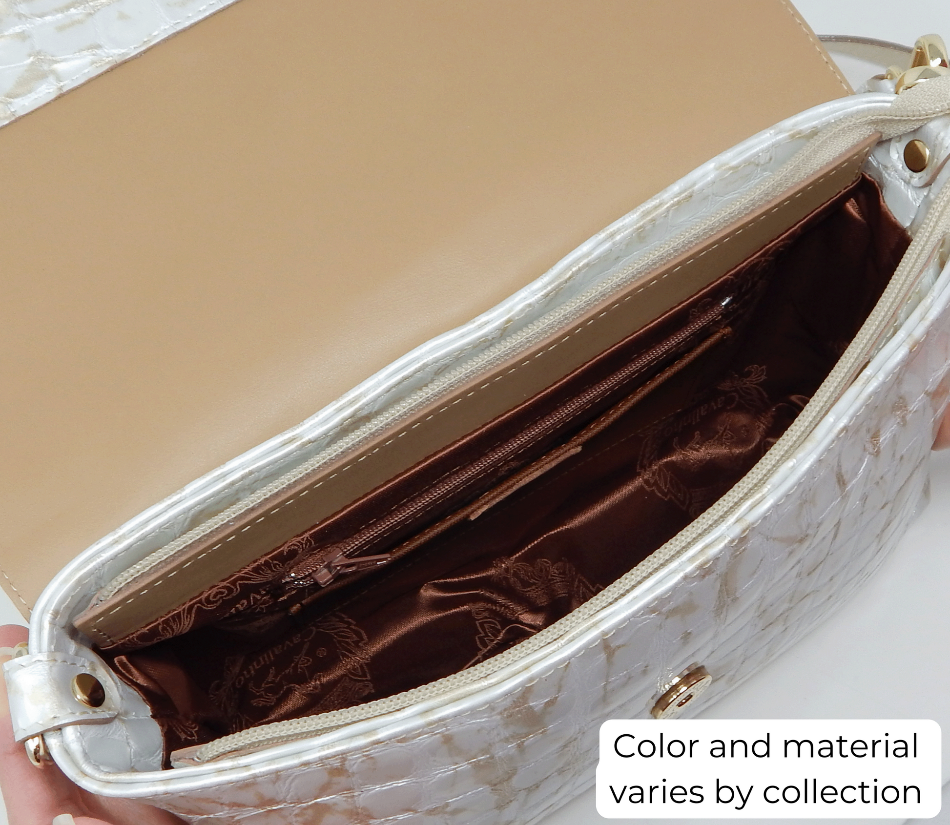 #color_ Black | Cavalinho Gallop 3 in 1: Patent Leather Clutch, Handbag or Crossbody Bag - Black - inside_0509