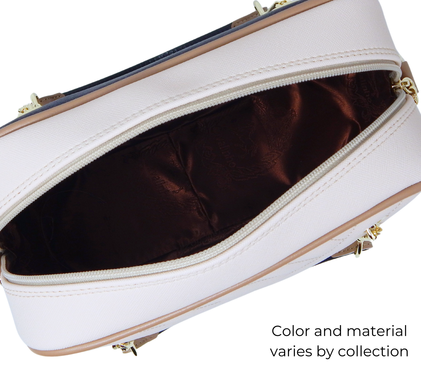 Cavalinho Allegro Handbag - Beige / White / Pink - inside_0512_1_36570270-098a-473a-ba48-cc08e14746ee