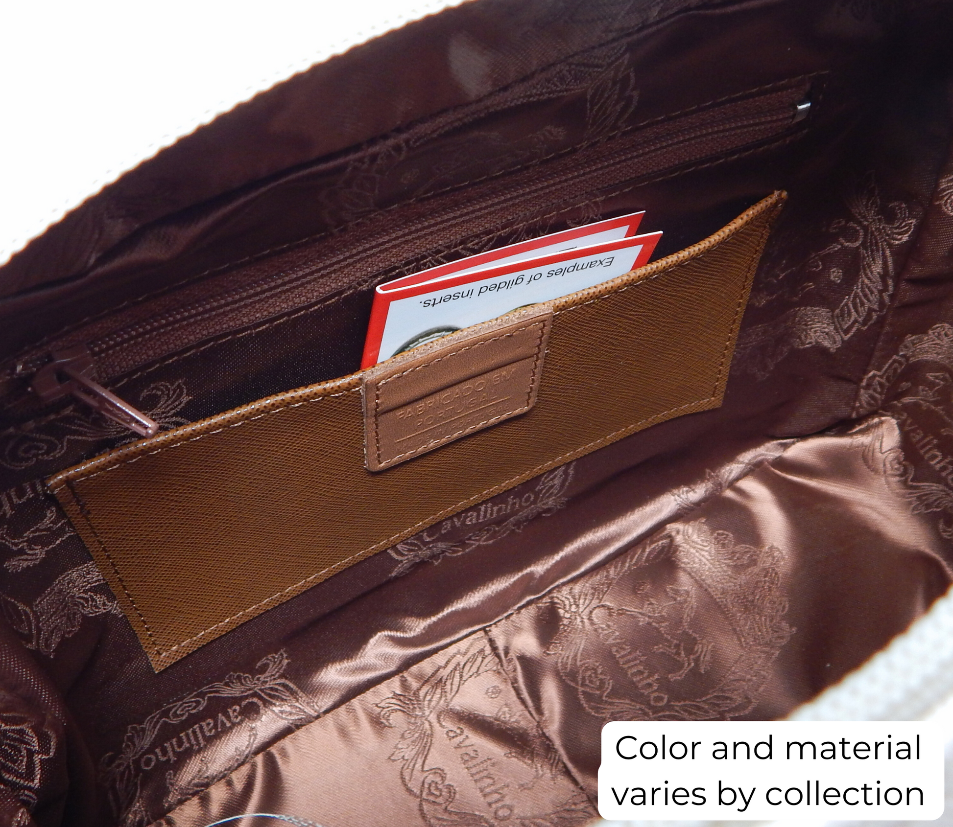 #color_ Beige White | Cavalinho Gallop Patent Leather Handbag - Beige White - inside_0512_2_57656c98-a690-4f9b-aa8c-75d0d55e8c7a