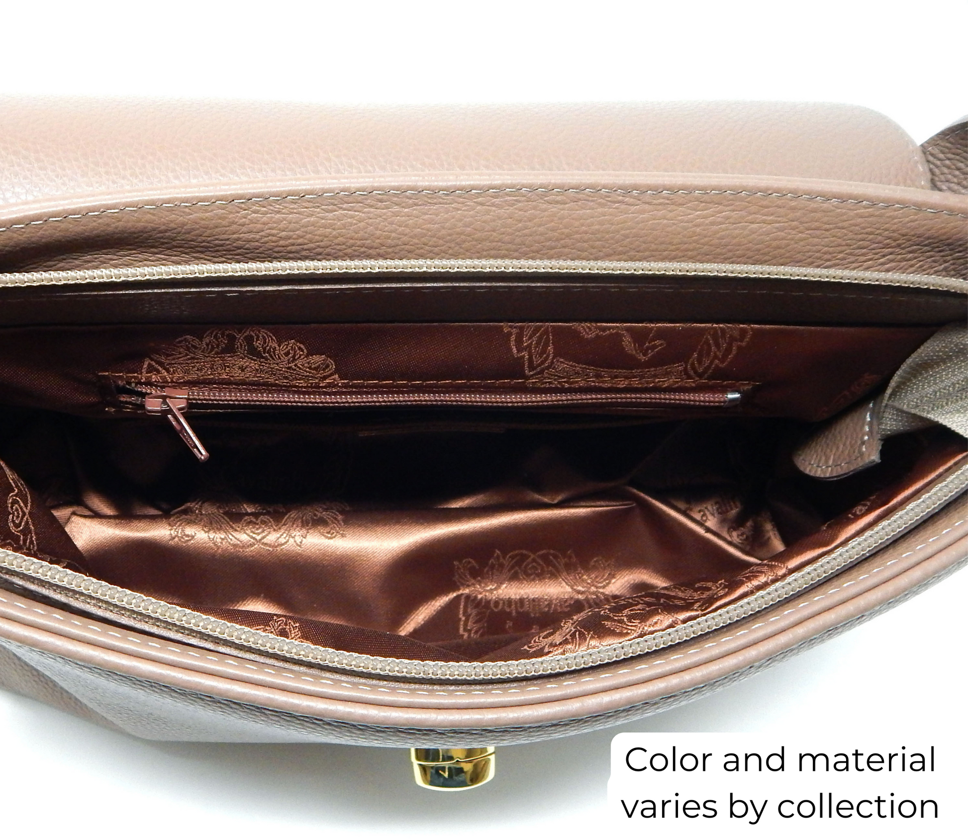 Cavalinho Muse Leather Handbag - DarkSeaGreen - inside_0514_5f2d91da-a39e-4a8c-a438-179c80163d10