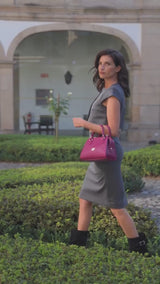 Signature CV By Cavalinho Purple Leather Handbag SKU 16260602.40 #color_purple