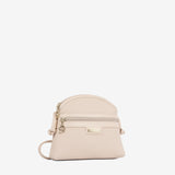 Cavalinho La Vie Beige Small Canvas Crossbody Bag for Women SKU 16190573.05 #color_beige, black, red, taupe