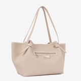 Cavalinho La Vie Beige Designer Canvas Shoulder Bag SKU 16190641.05 #color_beige, black, red