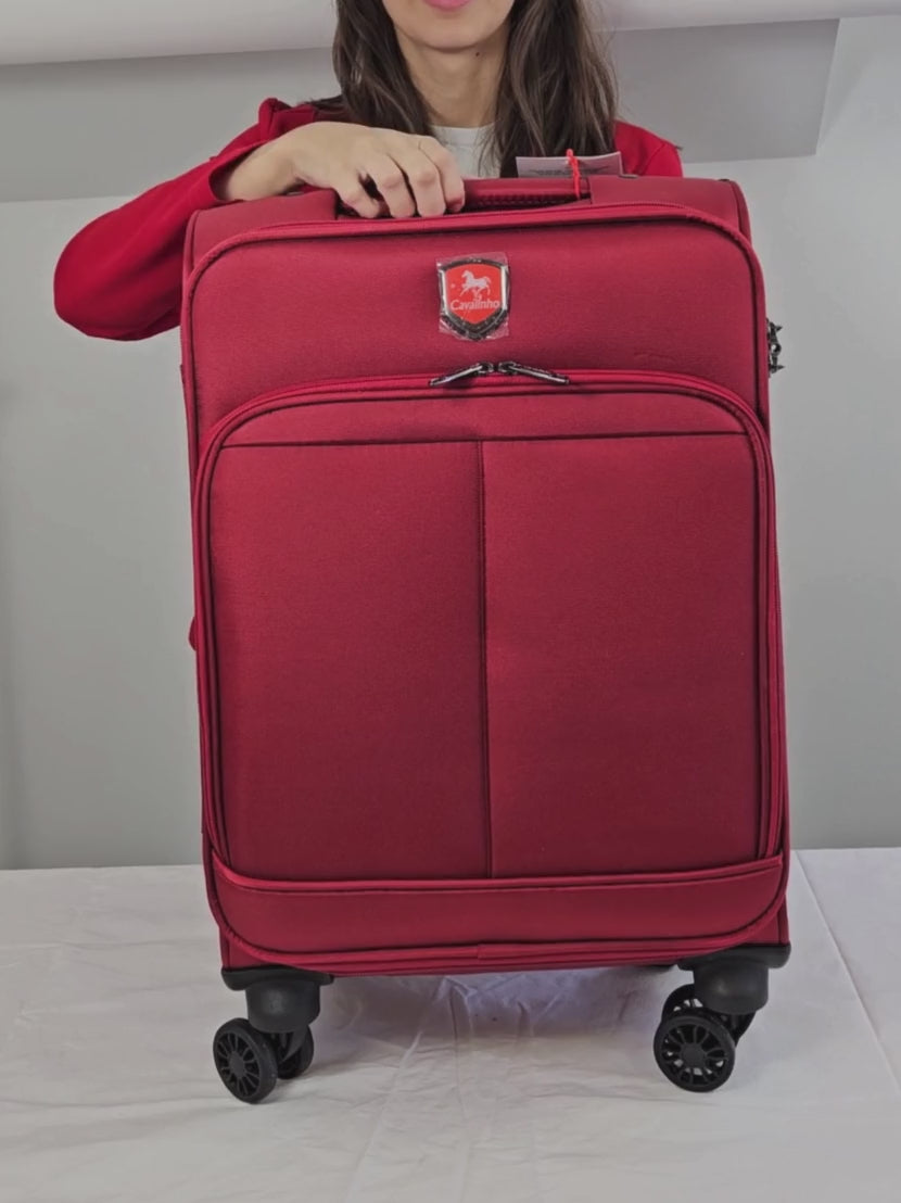 Cavalinho 19" Carry-on Softside Cabin Luggage SKU 68020003.04.19 #color_red, blue, black