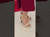 Cavalinho Perla Nude Leather Sandals for Women SKU 48010144.05 #color_beige