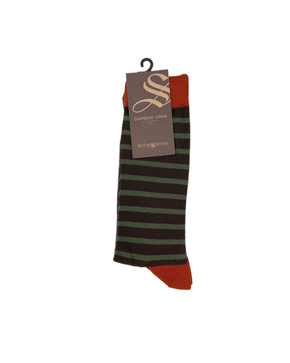 Socksmith Bamboo Sailor Stripes Socks - Solid Black - 13_648a7723-aa6b-4589-8b61-eb6c7b93fbbf