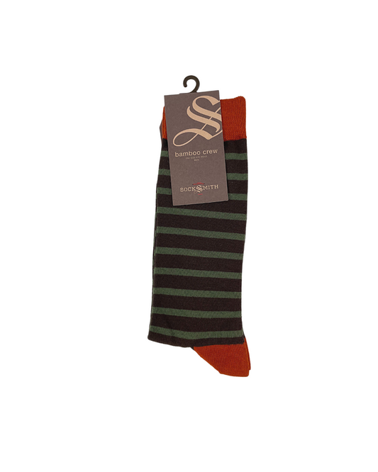 #color_ Solid Black | Socksmith Bamboo Sailor Stripes Socks - Solid Black - 13_648a7723-aa6b-4589-8b61-eb6c7b93fbbf