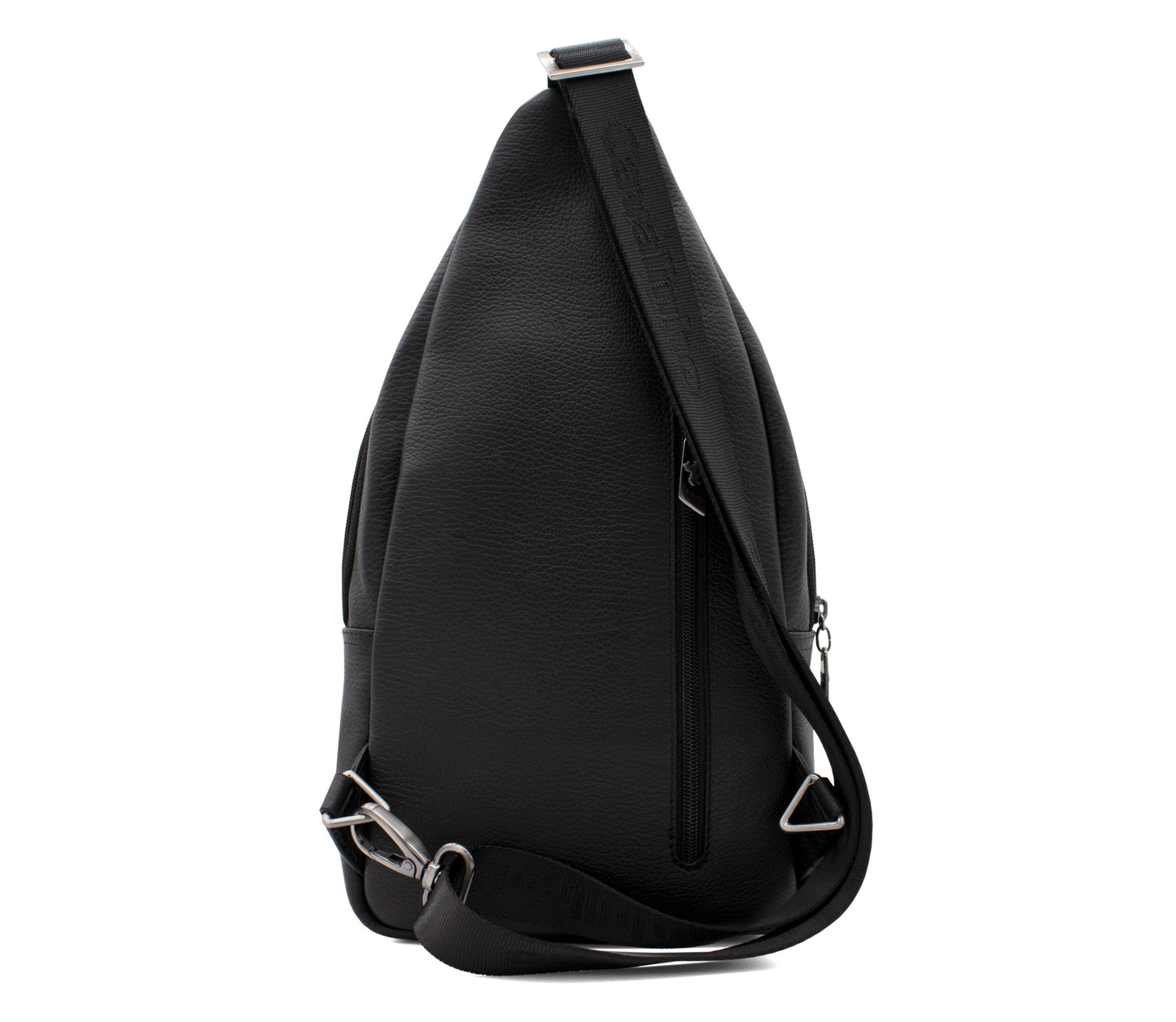 #color_ Black | Cavalinho Leather Sling Bag - Black - 18040416.01_3