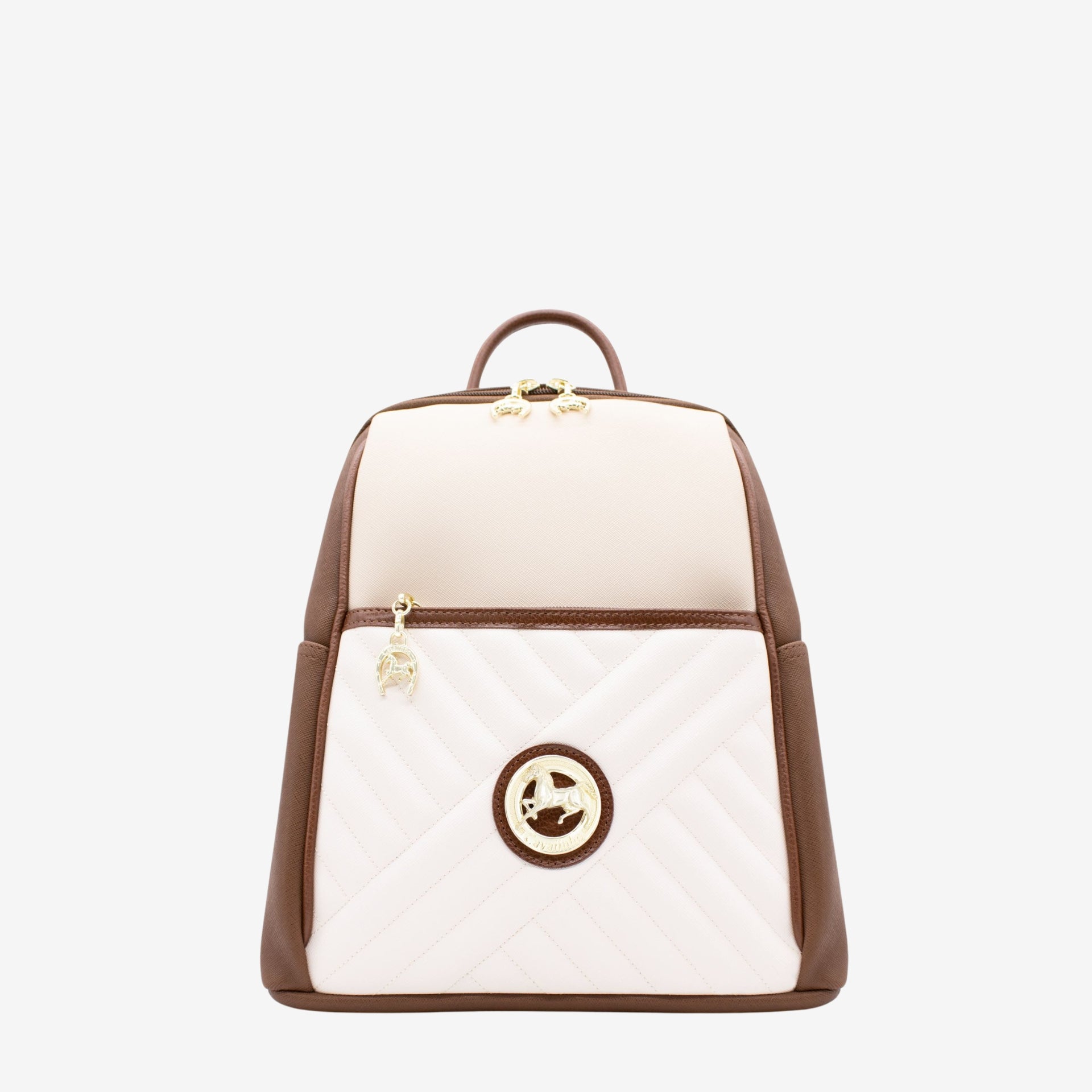 Cavalinho Ciao Bella Backpack Purse SKU 18060249.34 #color_SaddleBrown Multi-Color