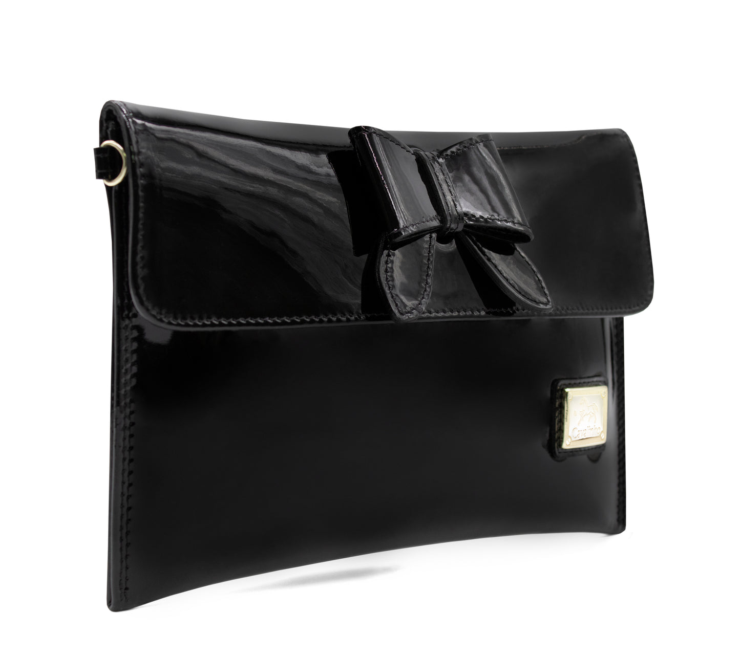 Cavalinho Patent Leather Clutch Bag - Black - 18090068.01_2