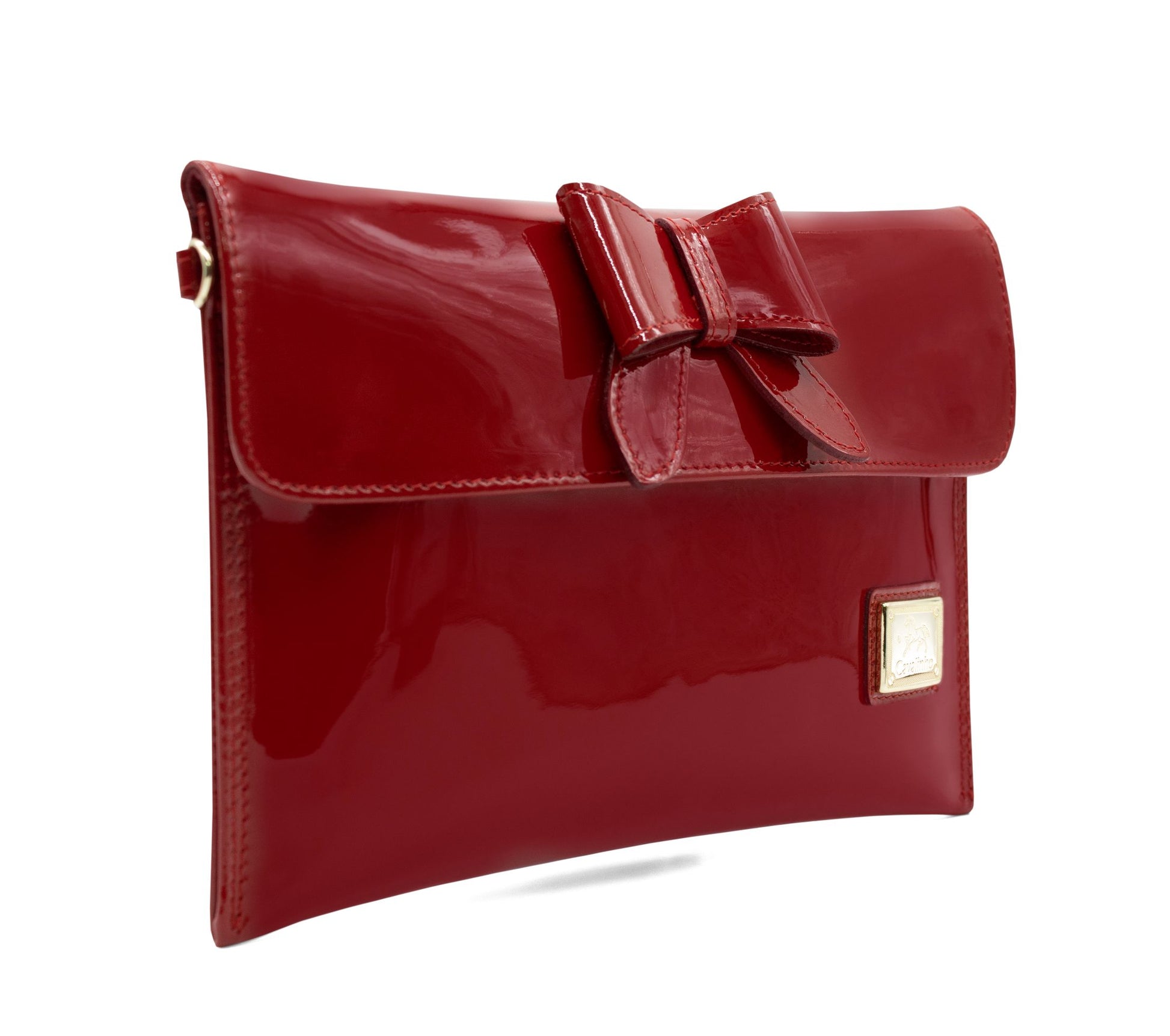 Cavalinho Patent Leather Clutch Bag - Red - 18090068.04_P2