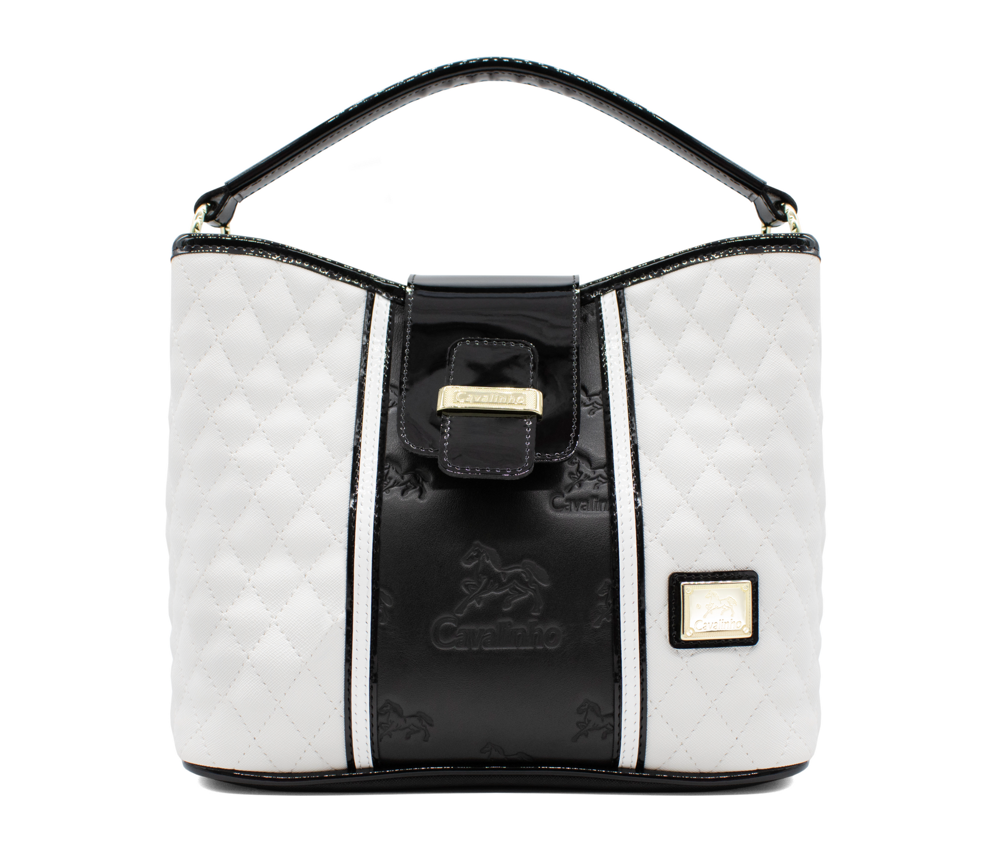 Cavalinho Noble Handbag - Black and White - 18180157.33_1