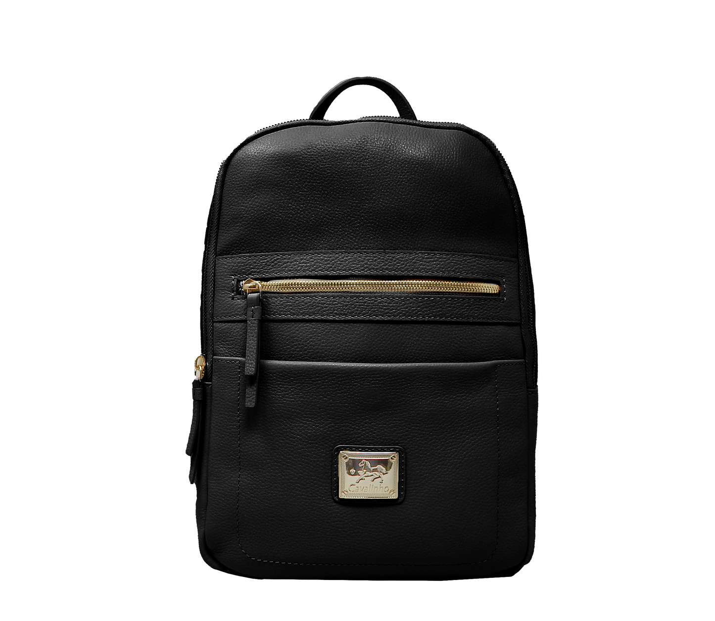 Cavalinho Infinity Pebbled Leather Backpack - Black - 18230461_01_f